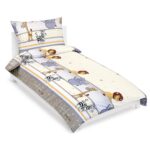 Bellatex Junior Safari bézs gyermek pamut ágynemő Bellatex Junior Safari bézs gyermek pamut ágynemő
