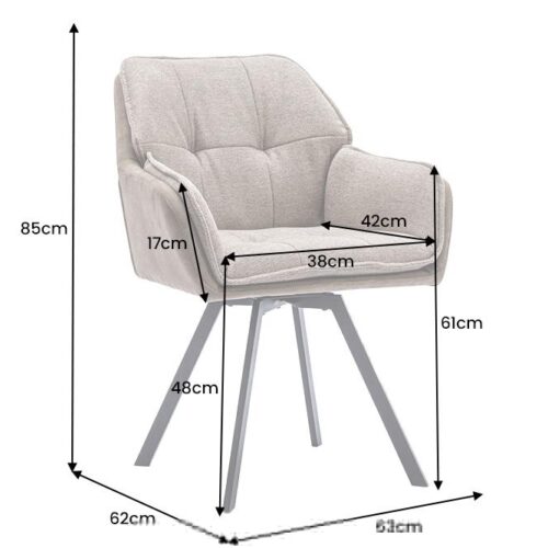 LOUNGER VINTAGE taupe mikroszálas szék LOUNGER VINTAGE taupe mikroszálas szék
