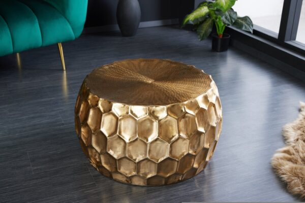 ORGANIC ORIENT arany alumínium dohányzóasztal 70cm ORGANIC ORIENT arany alumínium dohányzóasztal 70cm