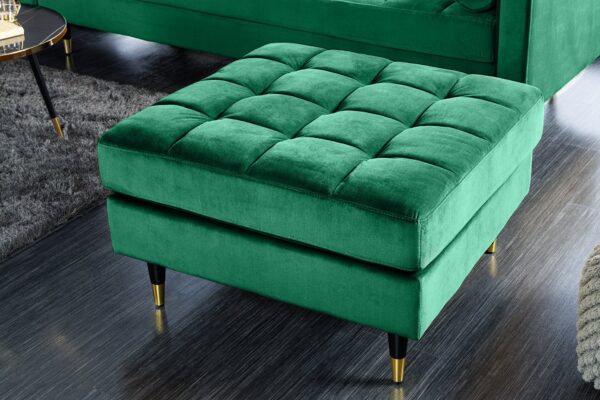 COZY VELVET zöld bársony puff 80cm COZY VELVET zöld bársony puff 80cm