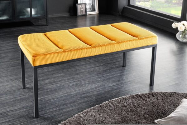 BOUTIQUE mustársárga ülőpad 80cm BOUTIQUE mustársárga ülőpad 80cm
