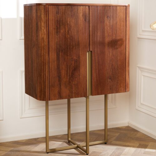 GATSBY barna mangófa tálalószekrény 125cm GATSBY barna mangófa tálalószekrény 125cm