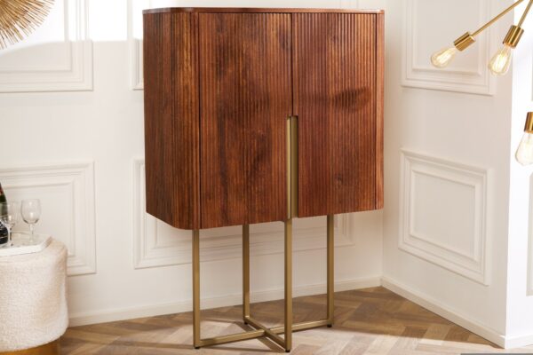 GATSBY barna mangófa tálalószekrény 125cm GATSBY barna mangófa tálalószekrény 125cm