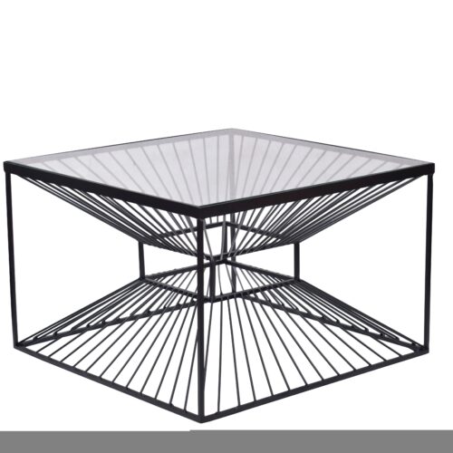 ILLUSION átlátszó üveg dohányzóasztal 60cm ILLUSION átlátszó üveg dohányzóasztal 60cm