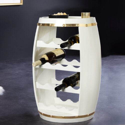 BODEGA fehér fenyőfa palacktartó polc 60cm BODEGA fehér fenyőfa palacktartó polc 60cm