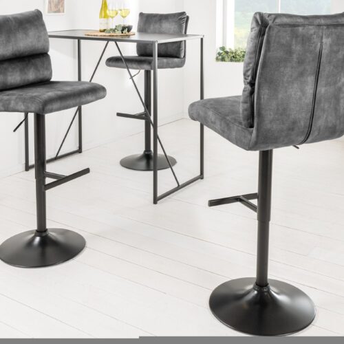 COMFORT szürke mikroszálas bárszék COMFORT szürke mikroszálas bárszék