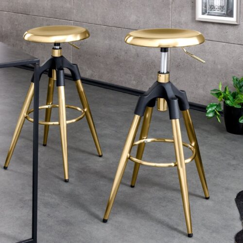 INDUSTRIAL arany fém bárszék 80cm INDUSTRIAL arany fém bárszék 80cm