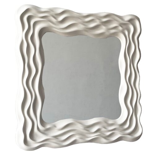 WAVE szürke fa tükör 90cm WAVE szürke fa tükör 90cm