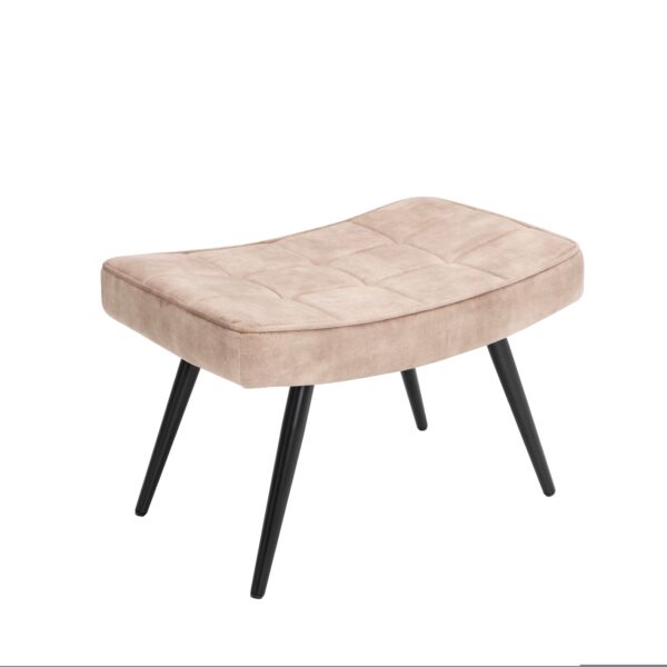 SCANDINAVIA pezsgőszínű bársony lábtartó 40cm SCANDINAVIA pezsgőszínű bársony lábtartó 40cm