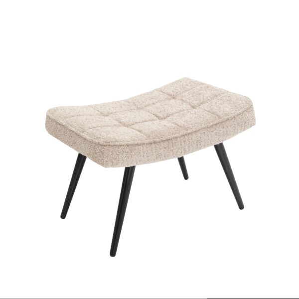 SCANDINAVIA pezsgőszínű szövet puff 40cm SCANDINAVIA pezsgőszínű szövet puff 40cm