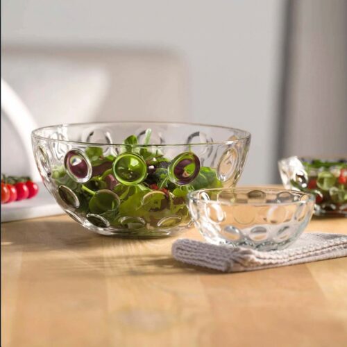 LEONARDO CUCINA OPTIC salátás tál szett 5részes LEONARDO CUCINA OPTIC salátás tál szett 5részes
