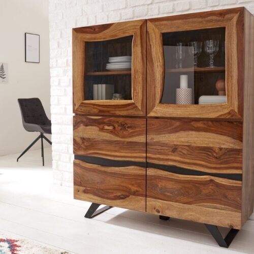 AMAZONAS barna rózsafa vitrin 118x38x140 AMAZONAS barna rózsafa vitrin 118x38x140