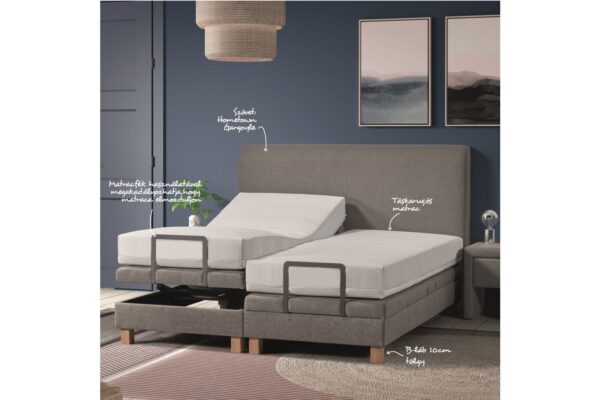 BE COMFY elektromos boxspring ágy 160 cm BE COMFY elektromos boxspring ágy 160 cm