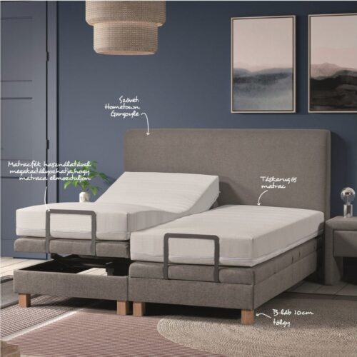 BE COMFY elektromos boxspring ágy 180 cm