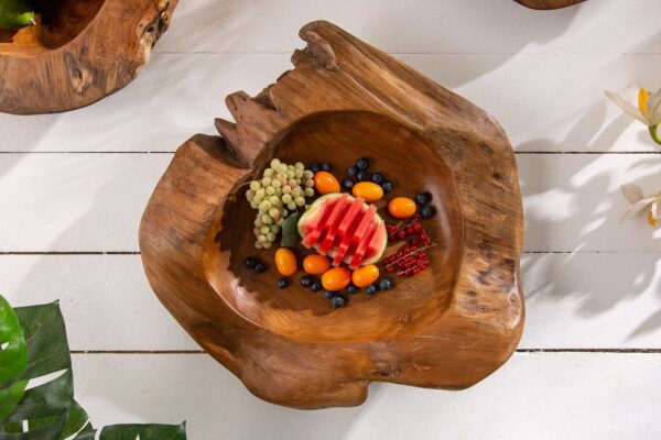 BURL faragott fa tál 50cm BURL faragott fa tál 50cm
