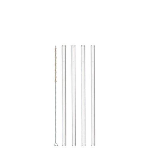 LEONARDO CIAO szívószál szett 4részes 20cm tisztítókefélvel LEONARDO CIAO szívószál szett 4részes 20cm tisztítókefélvel