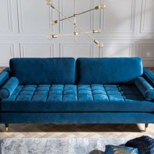 COZY VELVET kék kanapé COZY VELVET kék kanapé