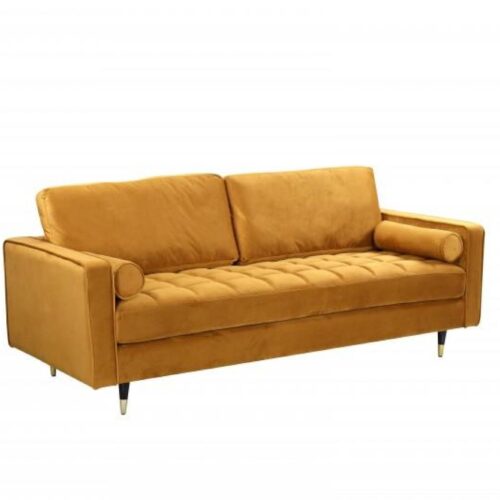 COZY VELVET sárga bársony kanapé COZY VELVET sárga bársony kanapé