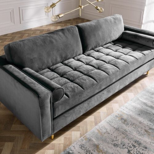 COZY VELVET szürke kanapé COZY VELVET szürke kanapé