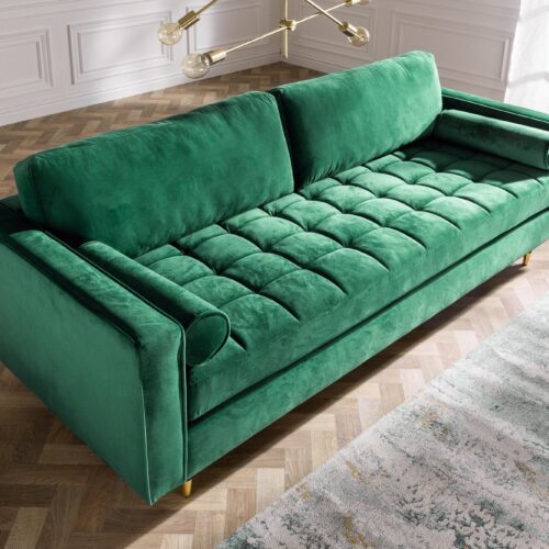 COZY VELVET zöld bársony kanapé COZY VELVET zöld bársony kanapé