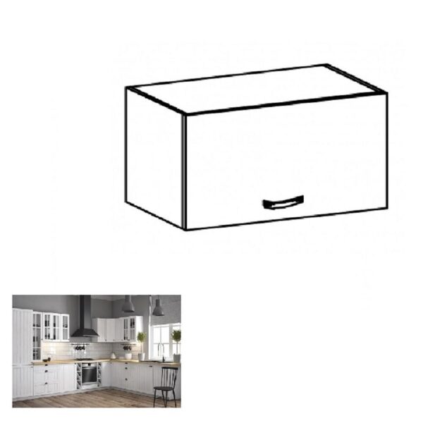 PROVANCE C fehér mdf felső konyhaszekrény 60cm