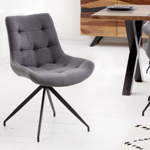 DIVANI szürke 100% polyester szék 57x61x86 DIVANI szürke 100% polyester szék 57x61x86