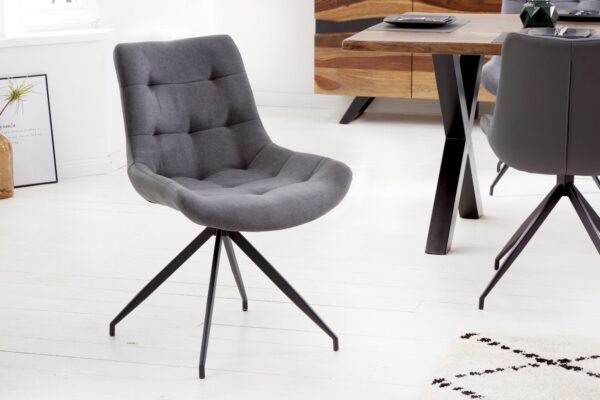 DIVANI szürke 100% polyester szék 57x61x86 DIVANI szürke 100% polyester szék 57x61x86