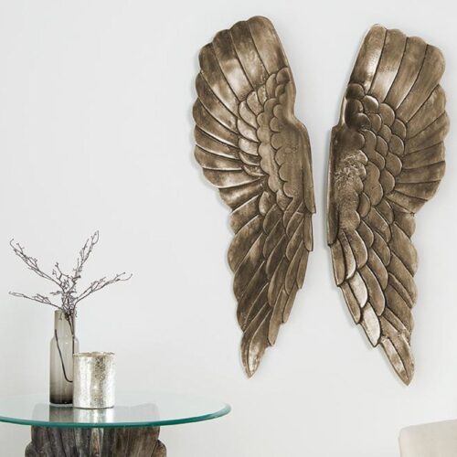 FALLEN ANGEL antik bronz falidekoráció FALLEN ANGEL antik bronz falidekoráció