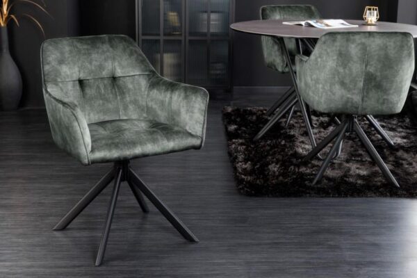 LOFT zöld bársony étkezőszék LOFT zöld bársony étkezőszék