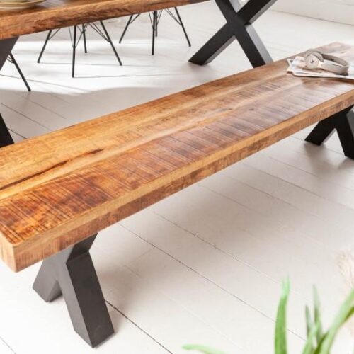 IRON CRAFT barna mangófa ülőpad 160cm IRON CRAFT barna mangófa ülőpad 160cm