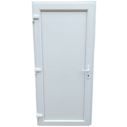 Flat - Műanyag bejárati ajtó / fehér / 98x208 / Flat - Műanyag bejárati ajtó / fehér / 98x208 /