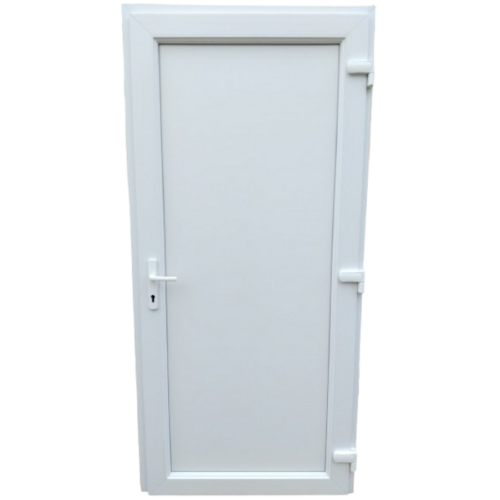 Flat - Műanyag bejárati ajtó / fehér / 98x208 / Flat - Műanyag bejárati ajtó / fehér / 98x208 /