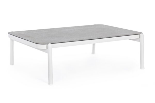 FLORENCIA szürke és fehér kerti dohányzóasztal 120cm FLORENCIA szürke és fehér kerti dohányzóasztal 120cm