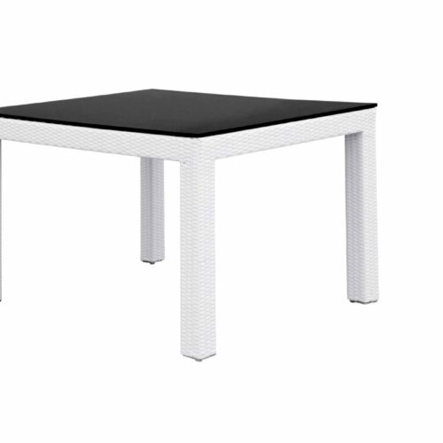 GHOST fehér kerti étkezőasztal 100cm GHOST fehér kerti étkezőasztal 100cm