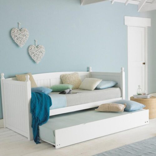 GLAMIS fehér mdf ágy GLAMIS fehér mdf ágy