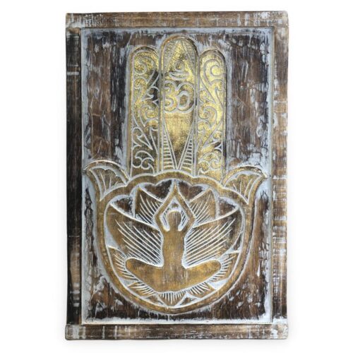 HAMSA barna fali dekoráció HAMSA barna fali dekoráció