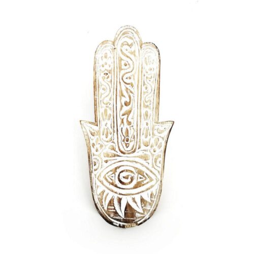 HAMSA fehér dekoráció HAMSA fehér dekoráció