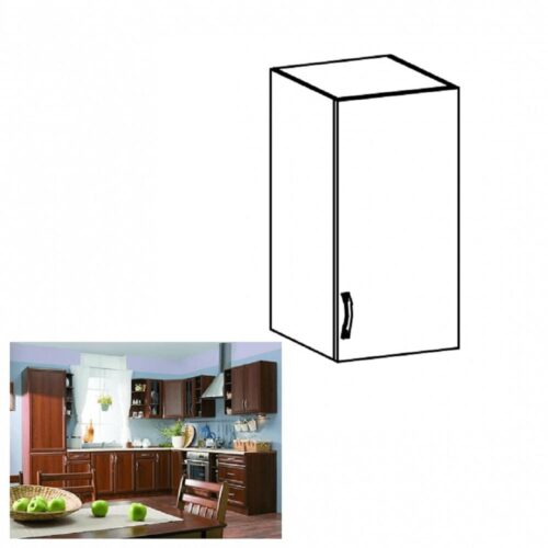 SICILIA barna mdf felső konyhaszekrény jobbos 30cm SICILIA barna mdf felső konyhaszekrény jobbos 30cm