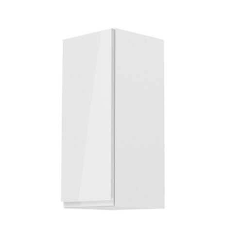 AURORA fehér mdf felső konyhaszekrény balos 30cm