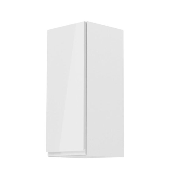 AURORA fehér mdf felső konyhaszekrény balos 30cm