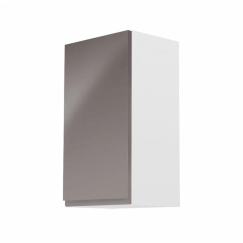 AURORA szürke mdf felső konyhaszekrény balos 40cm