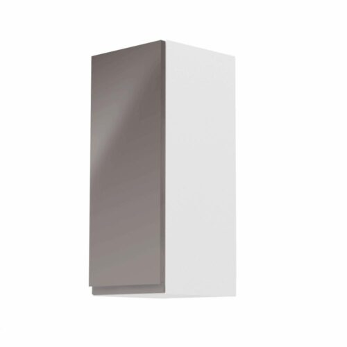 AURORA szürke mdf felső konyhaszekrény balos 30cm