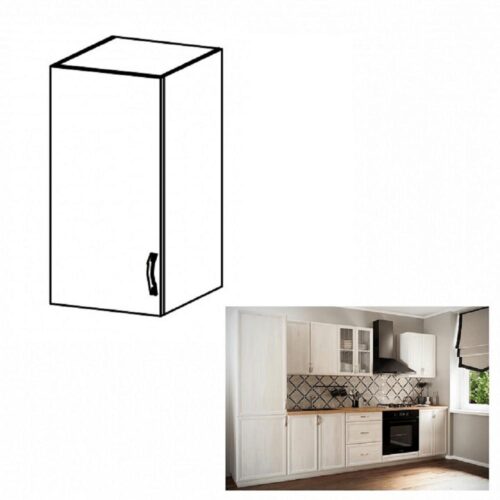 SICILIA fehér mdf felső konyhaszekrény balos 30cm SICILIA fehér mdf felső konyhaszekrény balos 30cm