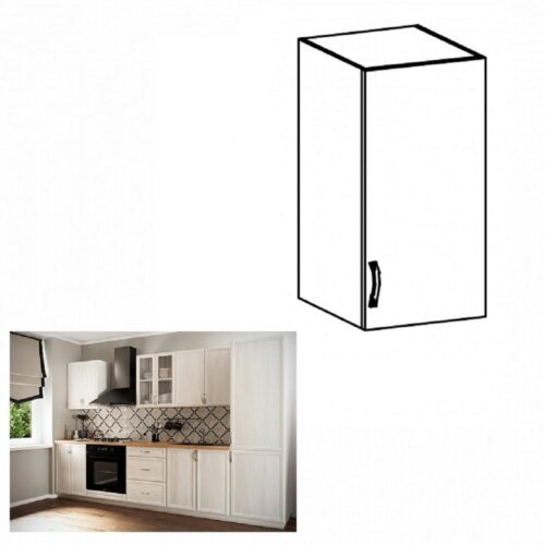 SICILIA fehér mdf felső konyhaszekrény jobbos 30cm SICILIA fehér mdf felső konyhaszekrény jobbos 30cm