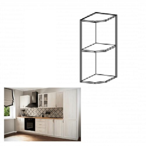 SICILIA fehér mdf nyitott felsőszekrény SICILIA fehér mdf nyitott felsőszekrény