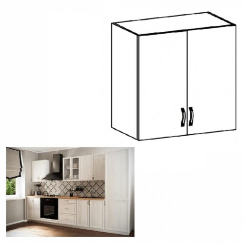 SICILIA fehér mdf felső konyhaszekrény 60cm SICILIA fehér mdf felső konyhaszekrény 60cm