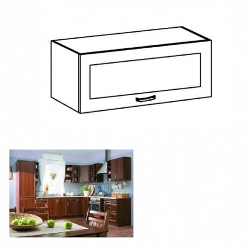 SICILIA E barna mdf felső konyhaszekrény 80cm SICILIA E barna mdf felső konyhaszekrény 80cm