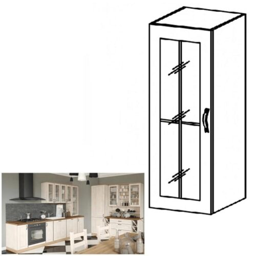ROYAL fehér mdf felső konyhaszekrény 40cm ROYAL fehér mdf felső konyhaszekrény 40cm