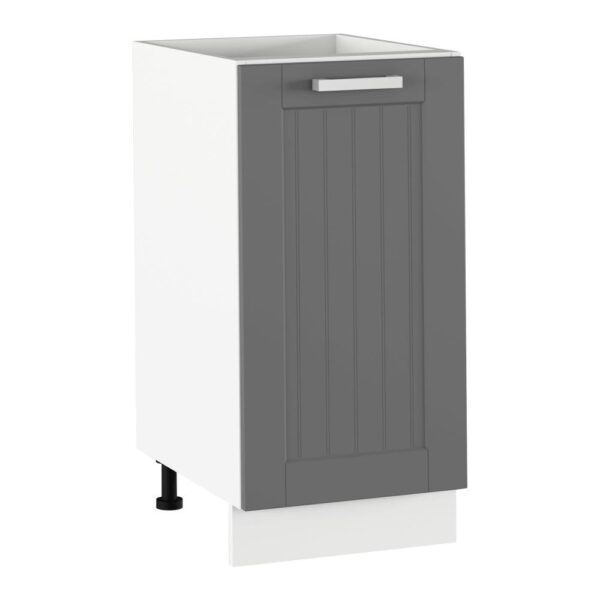 JULIA sötétszürke mdf egyajtós alsó konyhaszekrény 40cm JULIA sötétszürke mdf egyajtós alsó konyhaszekrény 40cm