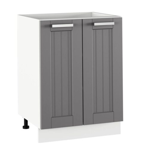 JULIA sötétszürke mdf kétajtós alsó konyhaszekrény 60cm JULIA sötétszürke mdf kétajtós alsó konyhaszekrény 60cm